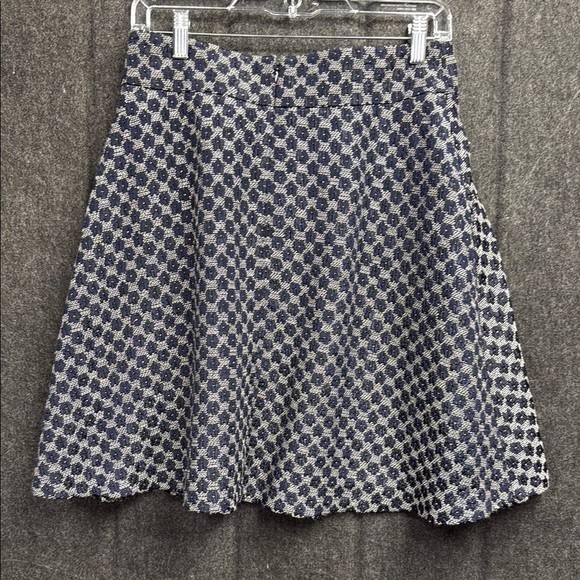 Ann Taylor Black and White A-Line Knee-Length Skirt - Picture 3 of 3